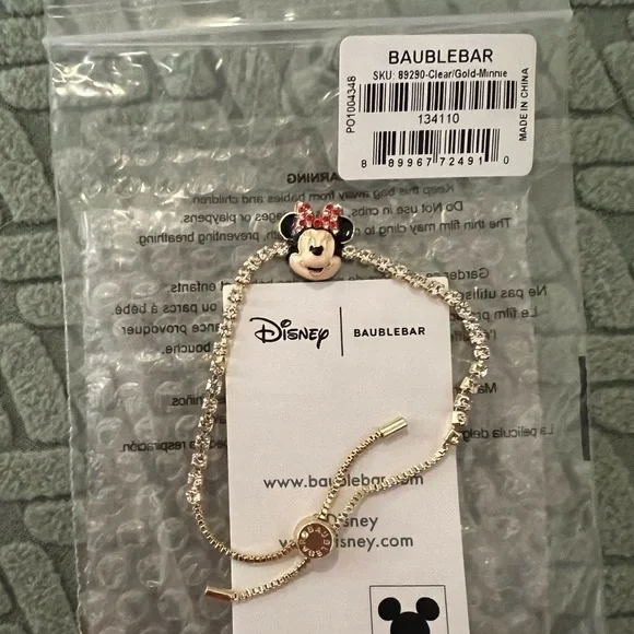 BaubleBar | Jewelry | Nwt Baublebar Minnie Bracelet | Poshmark